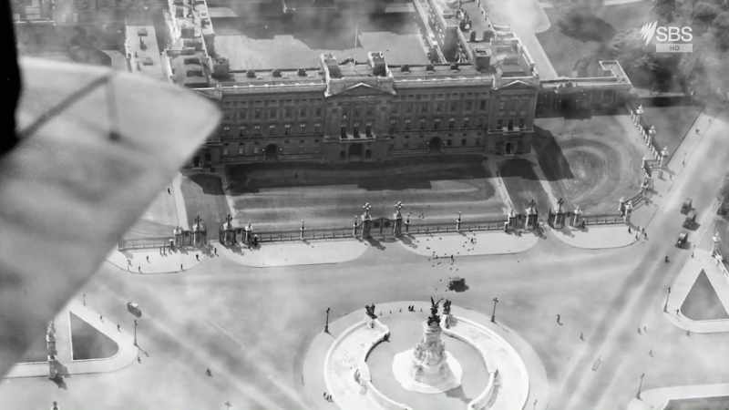 Their cameras peered down on Buckingham Palace
