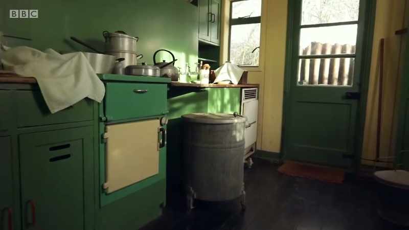 Their new home had a separate kitchen