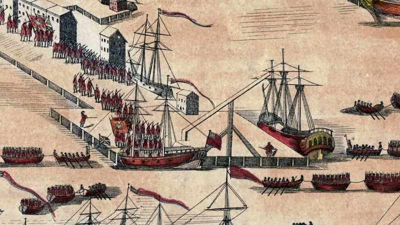 Their presence, Franklin wrote from London