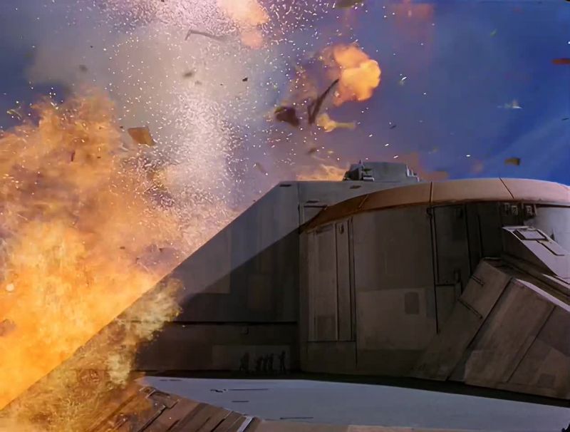 Their shields are at 65%. Three cruisers are orbiting the planet