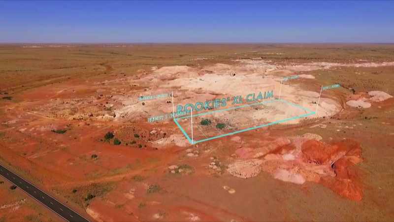 Their supersized 200 by 100 metre claim