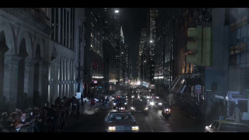 [theme from New York, New York playing]