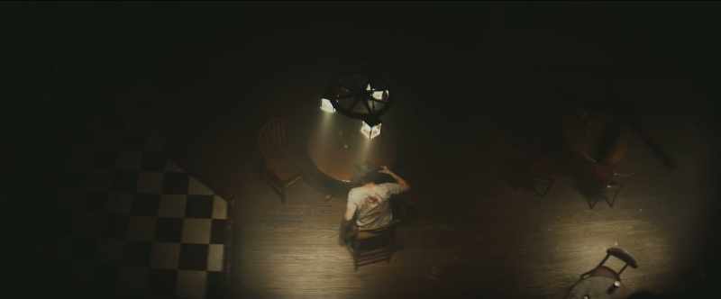 Then, a calm descended on him