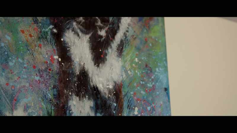 Then asked my permission if she could paint Goal Kitty