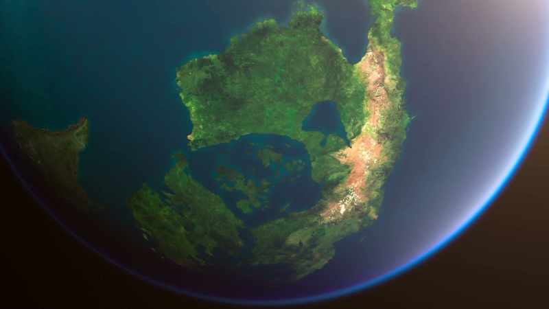 Then, Australia began to break away