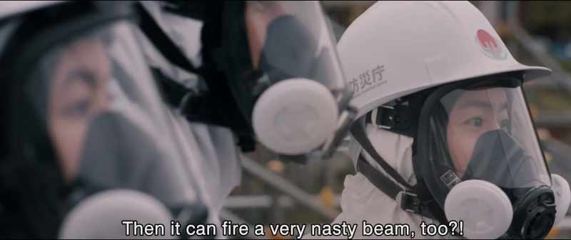 Then it can fire a very nasty beam, too? -What?