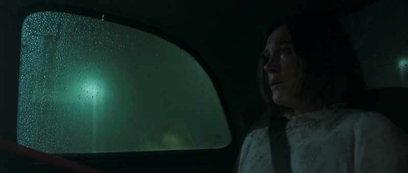 Then she drops down underneath your car