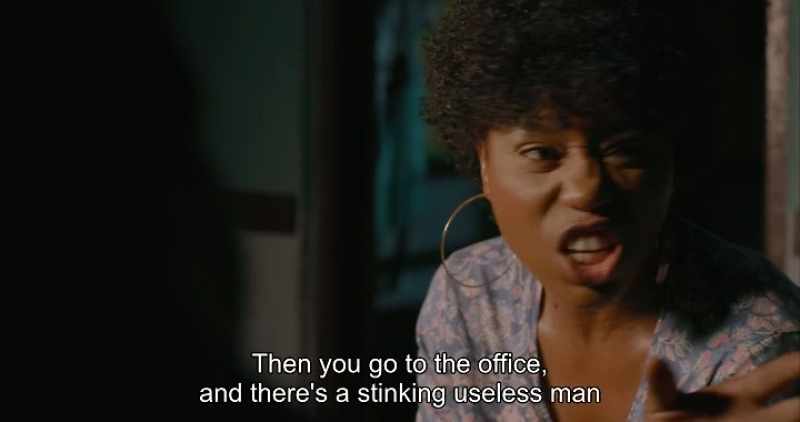 Then you go to the office, and there's a stinking useless man