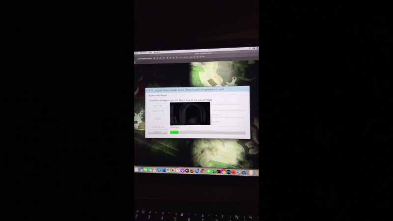 Then I found a repairing software on an international website