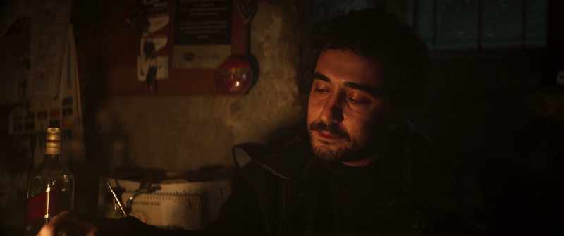 Then I see him kicking back in the tea house