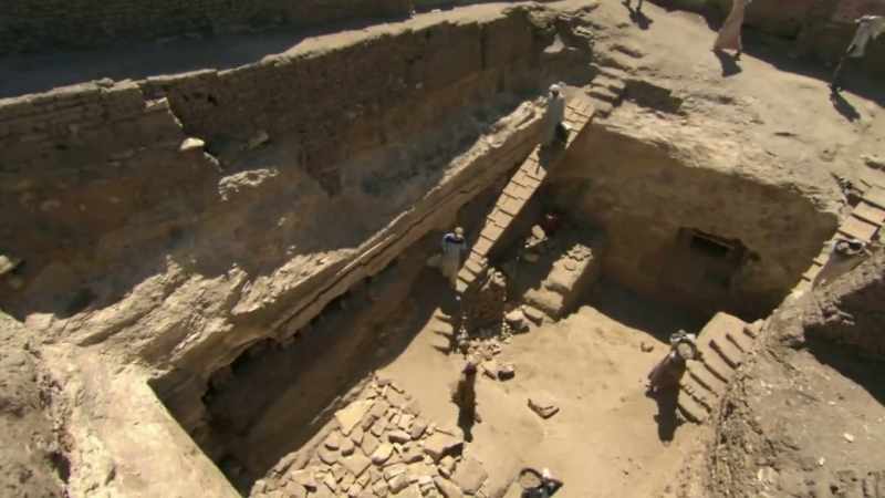 Then in 2010, mud brick tombs