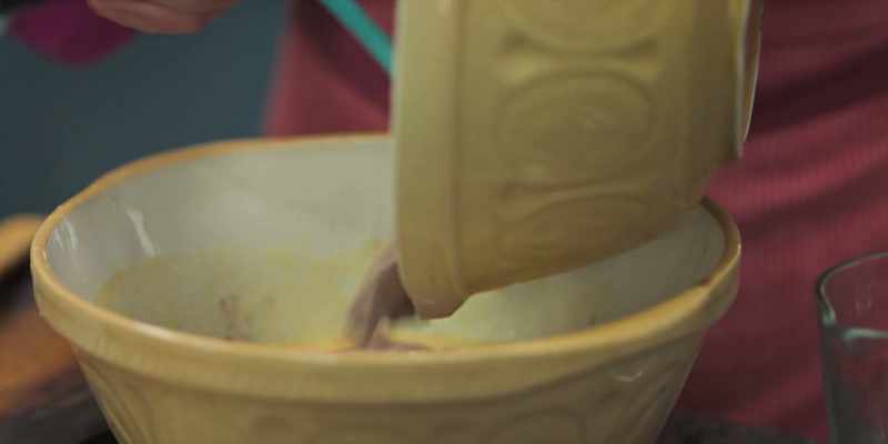 Then into that creamy mixture