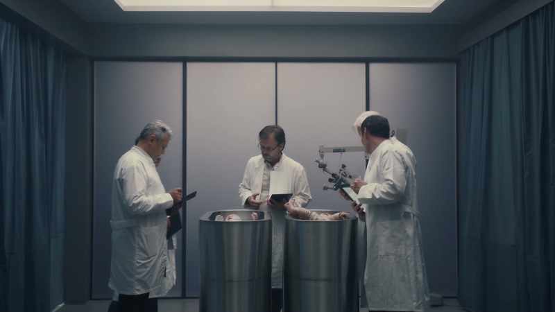 Then they introduced another experimental DNA into our systems