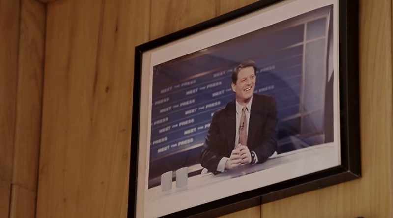 Then, many years later, me doing Meet the Press