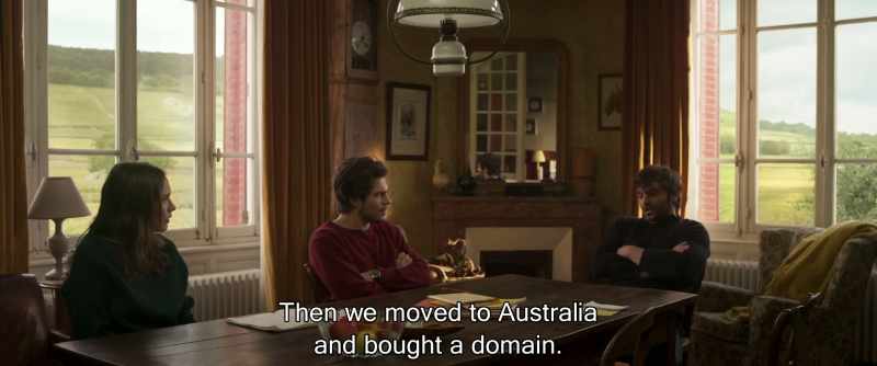 Then we moved to Australia and bought a domain