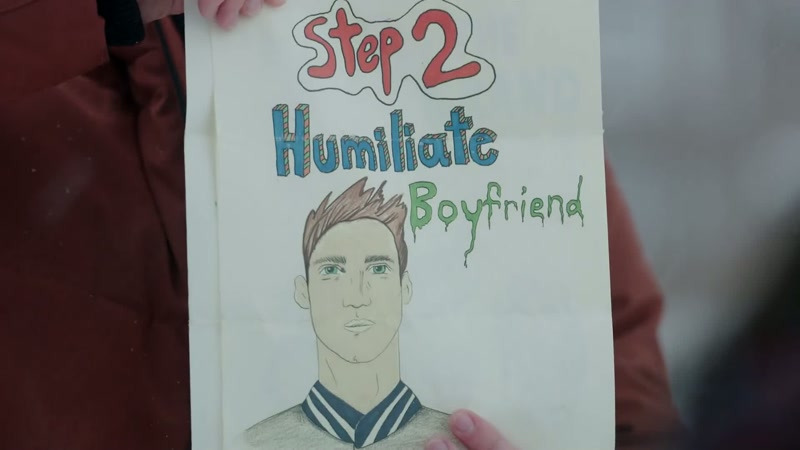Then on to step two, humiliate the boyfriend