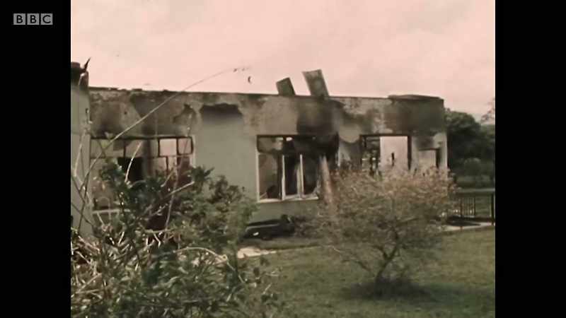 Then, one night, the compound burned down