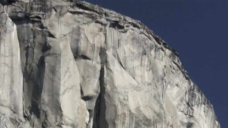 Then he starts speed climbing these routes