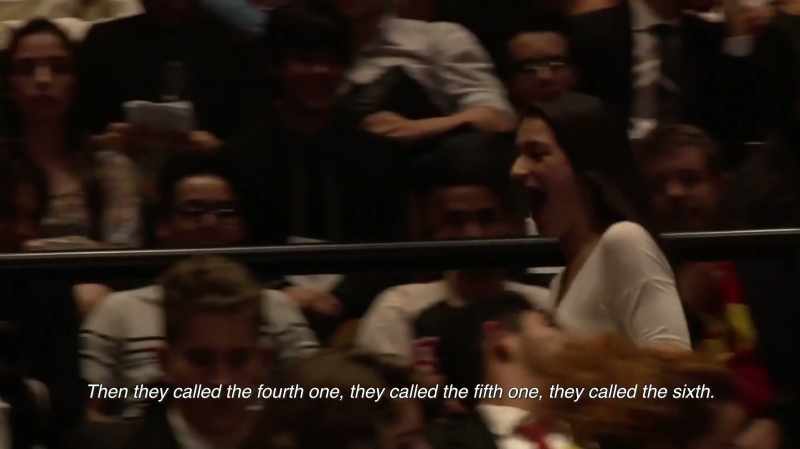 Then, they called the fourth one, they called the fifth one