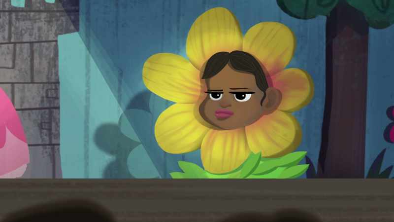Then she took my part in the school play