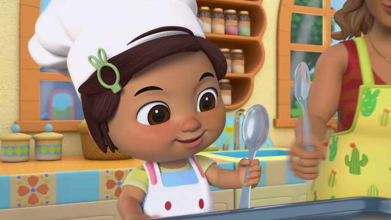 �� Then we'll get the spoon ♪