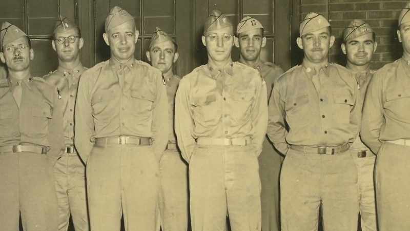 Then he went into the Army and he was a major