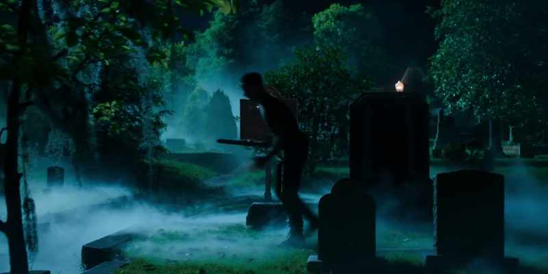 Theo, you've got one two rows east, three graves north