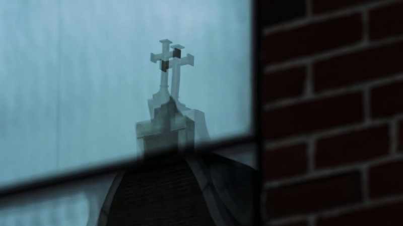 There was a basement window that opened