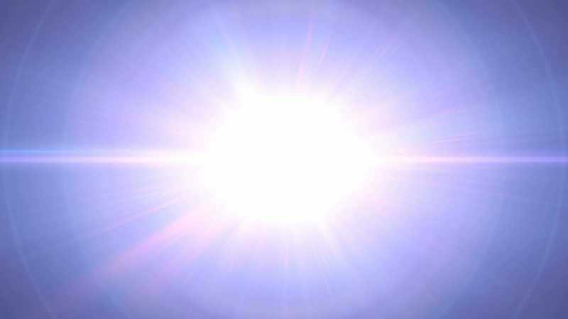 There was a bright light in the sky and time stood still