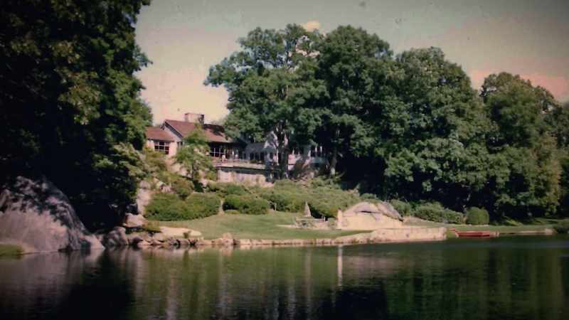 There was a huge, beautiful house