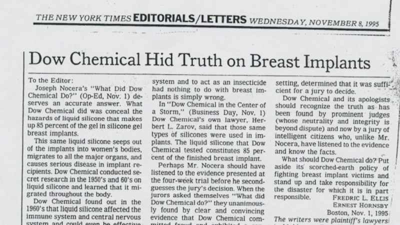 There was a lot of lawsuits going on