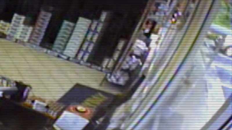 There was a man holding the door for Alexis Murphy