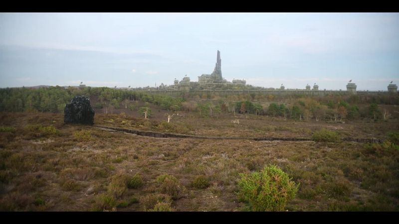 There was a monolith there