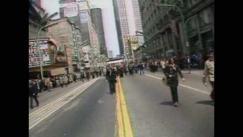 There was a parade and one of the parade coordinators