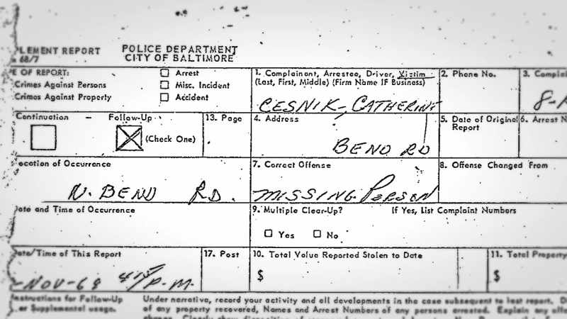 There is a police report indicating