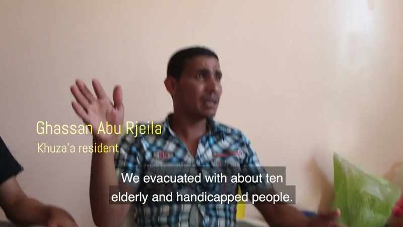 There were about 10 elderly and disabled people, including Ghadir