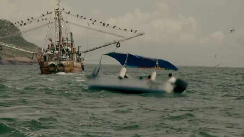 There were about ten barrels, white barrels