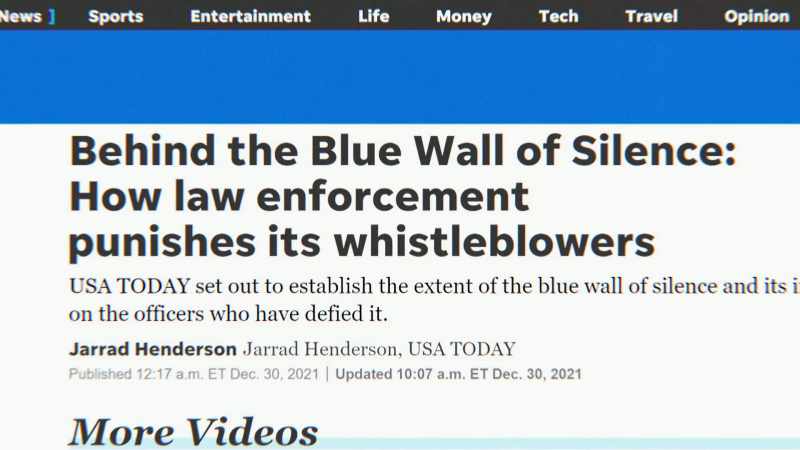 There´s a code where police officers are expected
