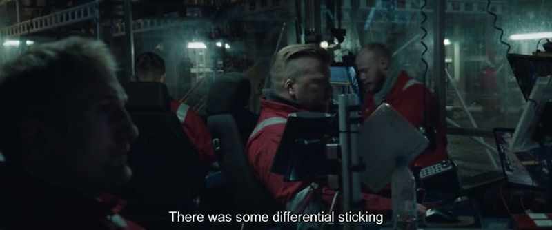There was an indication of differential sticking earlier