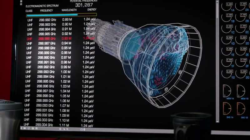 There are 300,000 possible frequencies