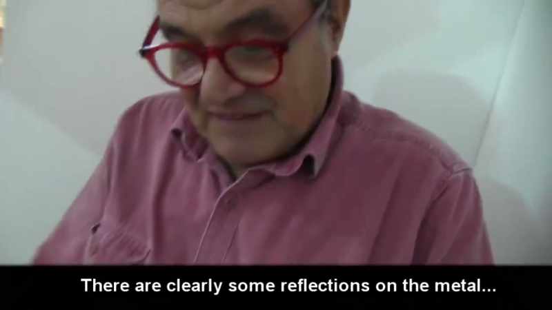 There are clearly some reflections on the metal