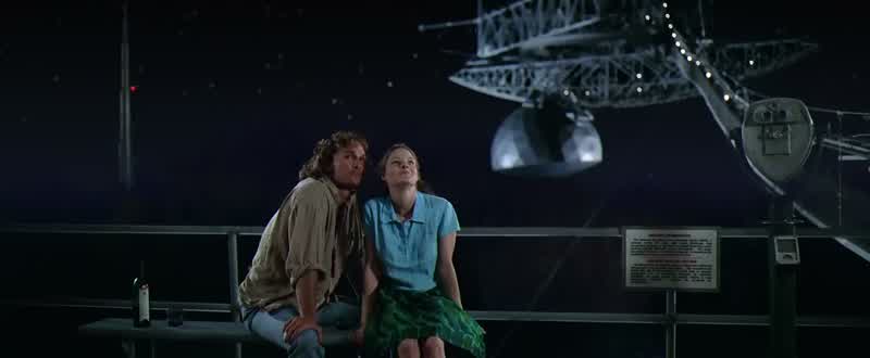 You know there are four hundred billion stars out therejust in our galaxy aloneIf only one out of a million of those had planetsall right and ifjust one out of a million of those had lifeand ifjust