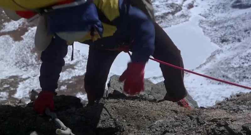 There are good handholds right there, to the left