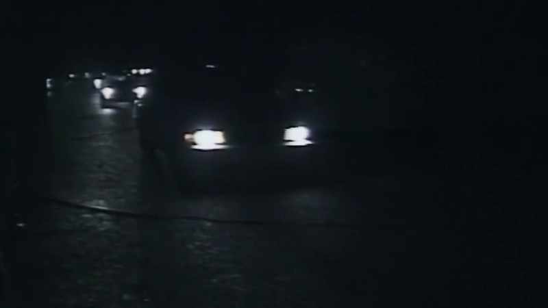 There are people moving, and it's pitch-black