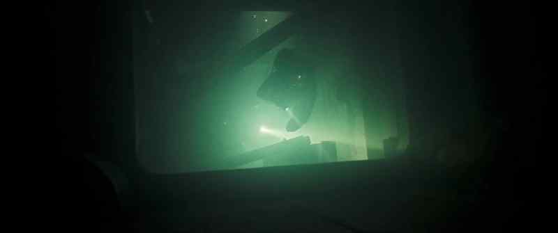 There are some fallen beams here
