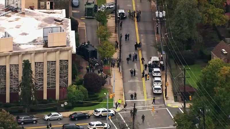 There has been a shooting at a synagogue