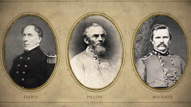 There had been three general officers inside Fort Donelson