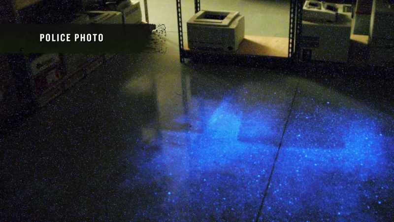 There were big swirls on the floor