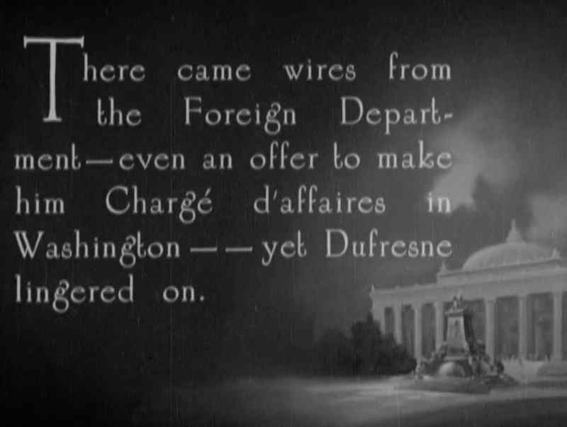 There came wires from the Foreign Department