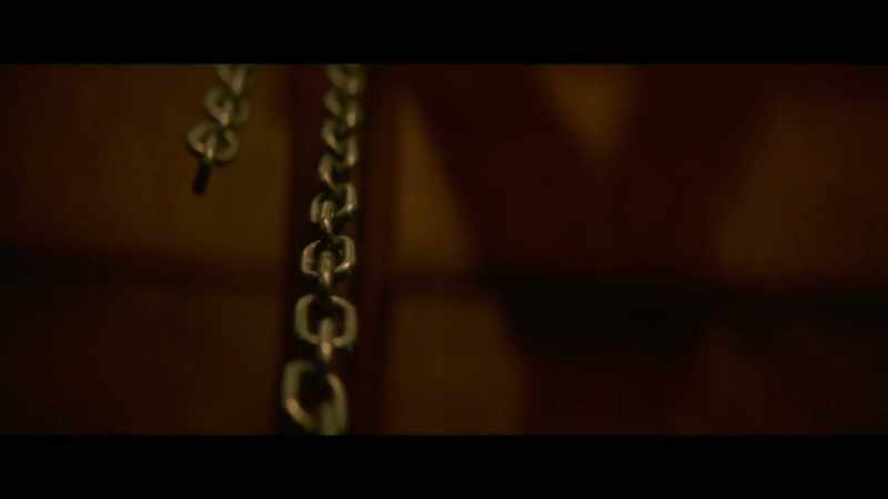 There were chains he said that were suspended from the ceiling